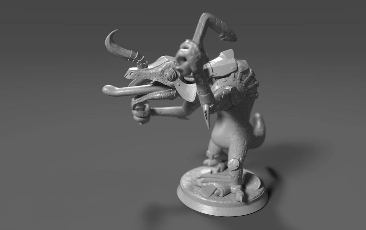 Lizalfos Inspired Figurine 30mm (Version 2)