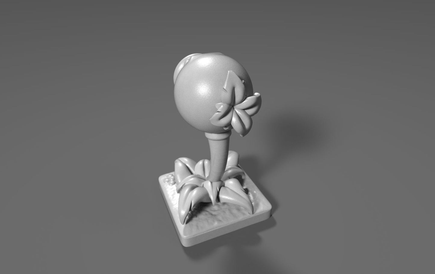 Modular Plants VS Zombies inspired Green Plant Version 2 figurine 35mm