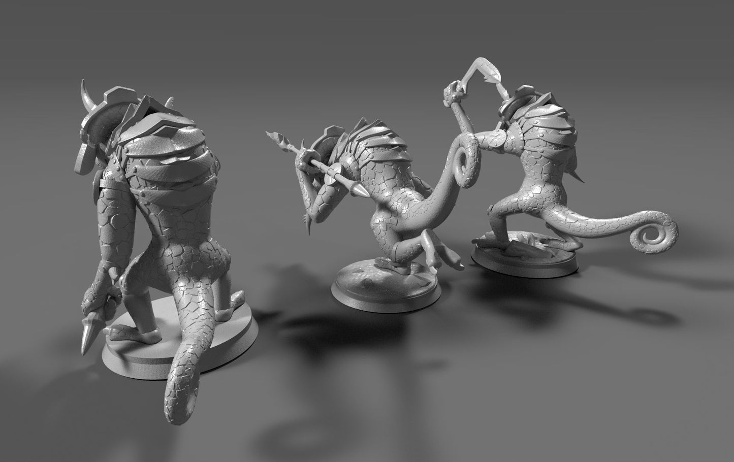 Lizalfos Inspired 3 Figurine Set 30mm