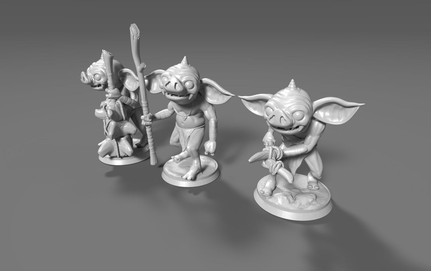 Bokoblin Inspired Figurines (3 figure sets)