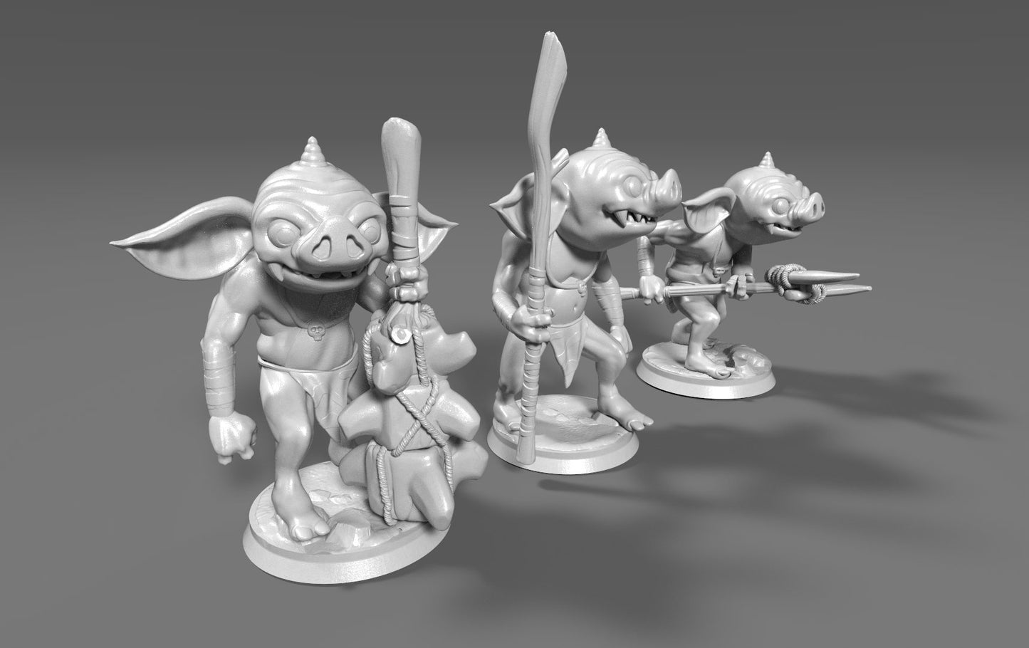 Bokoblin Inspired Figurines (3 figure sets)