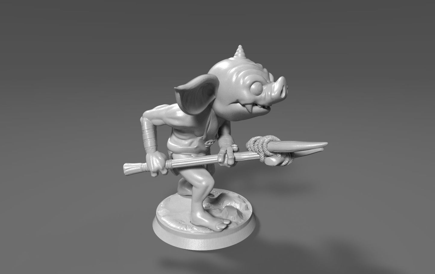 Bokoblin Inspired Figurine Spike Spear 30mm