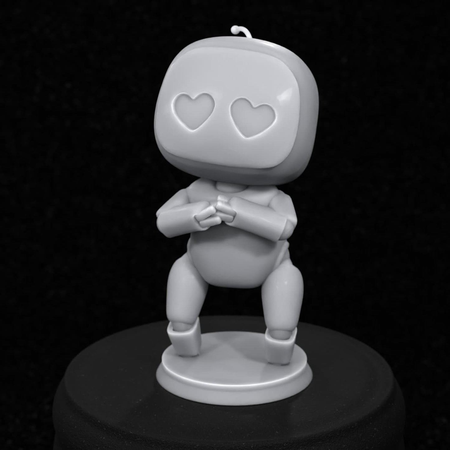 Astro Bot Inspired Figurine Heat eyes version 75mm