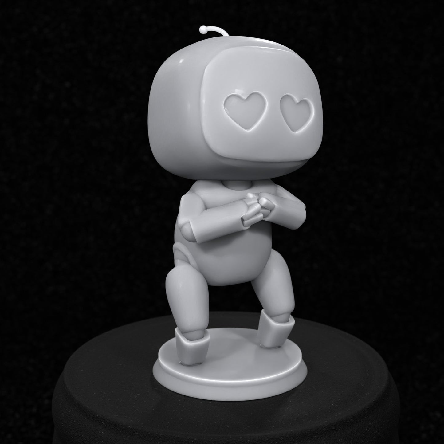 Astro Bot Inspired Figurine Heat eyes version 75mm