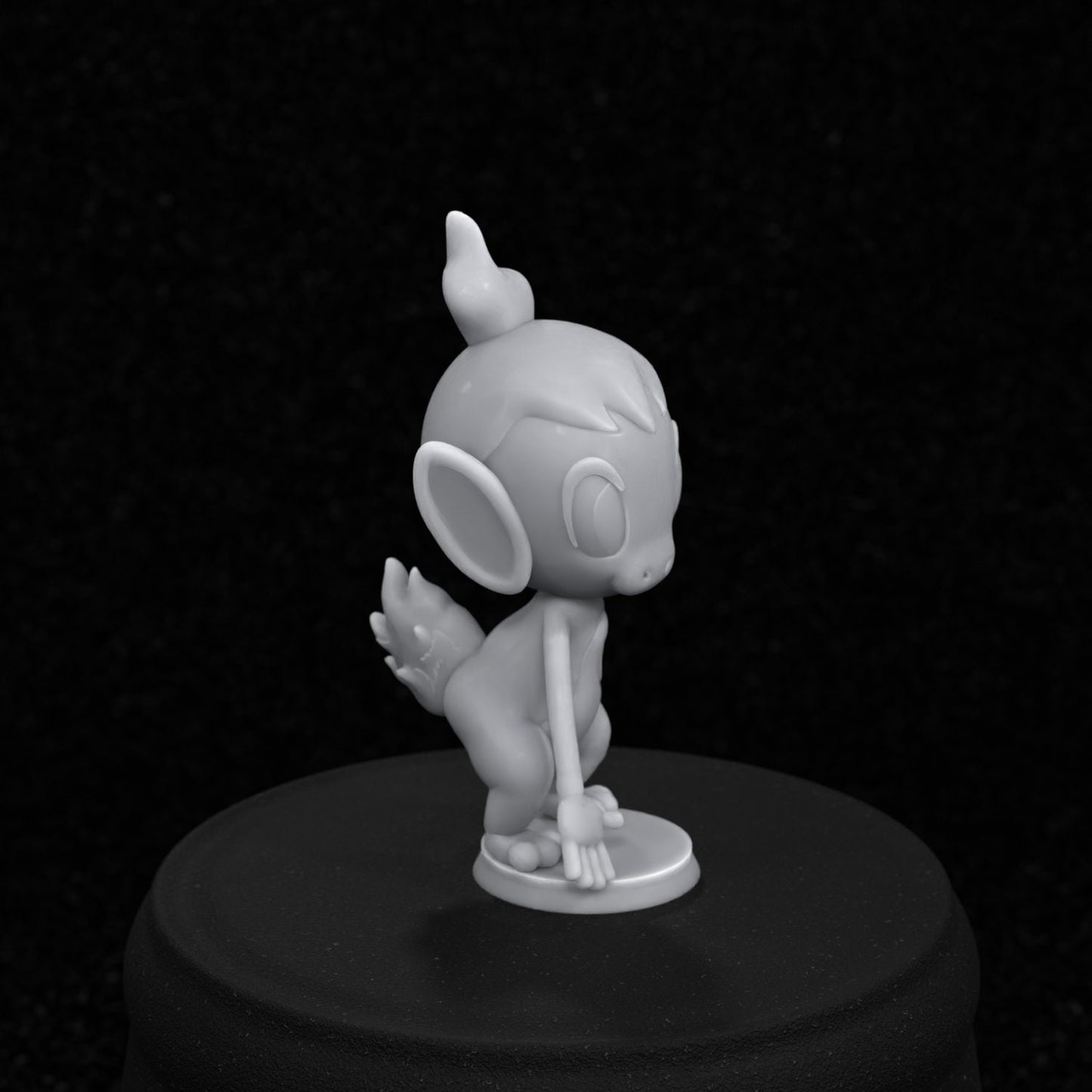 Chimchar Inspired Figurine 35mm