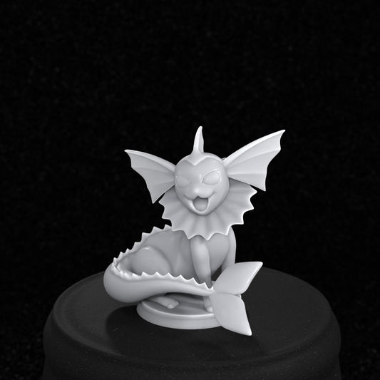 Vaporeon Inspired Figurine 35mm