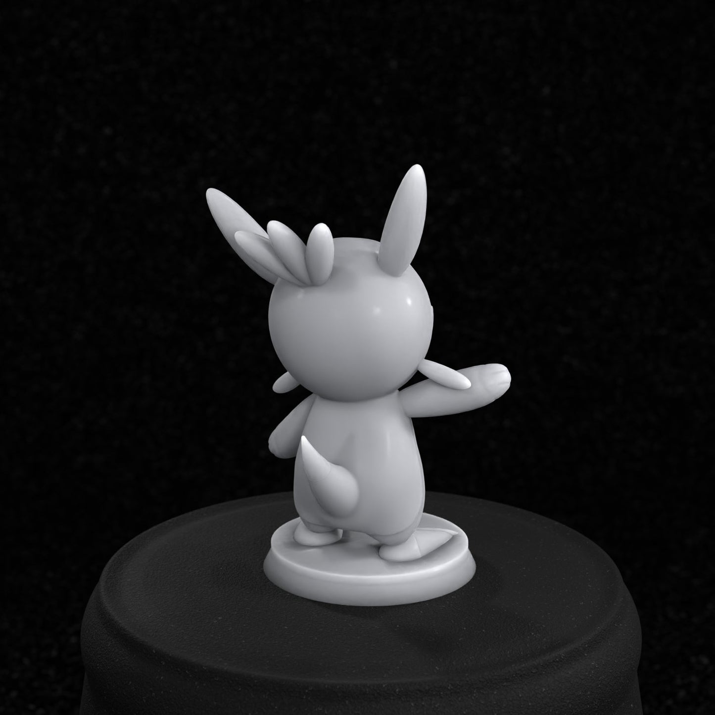 Chespin Inspired Figurine 35mm