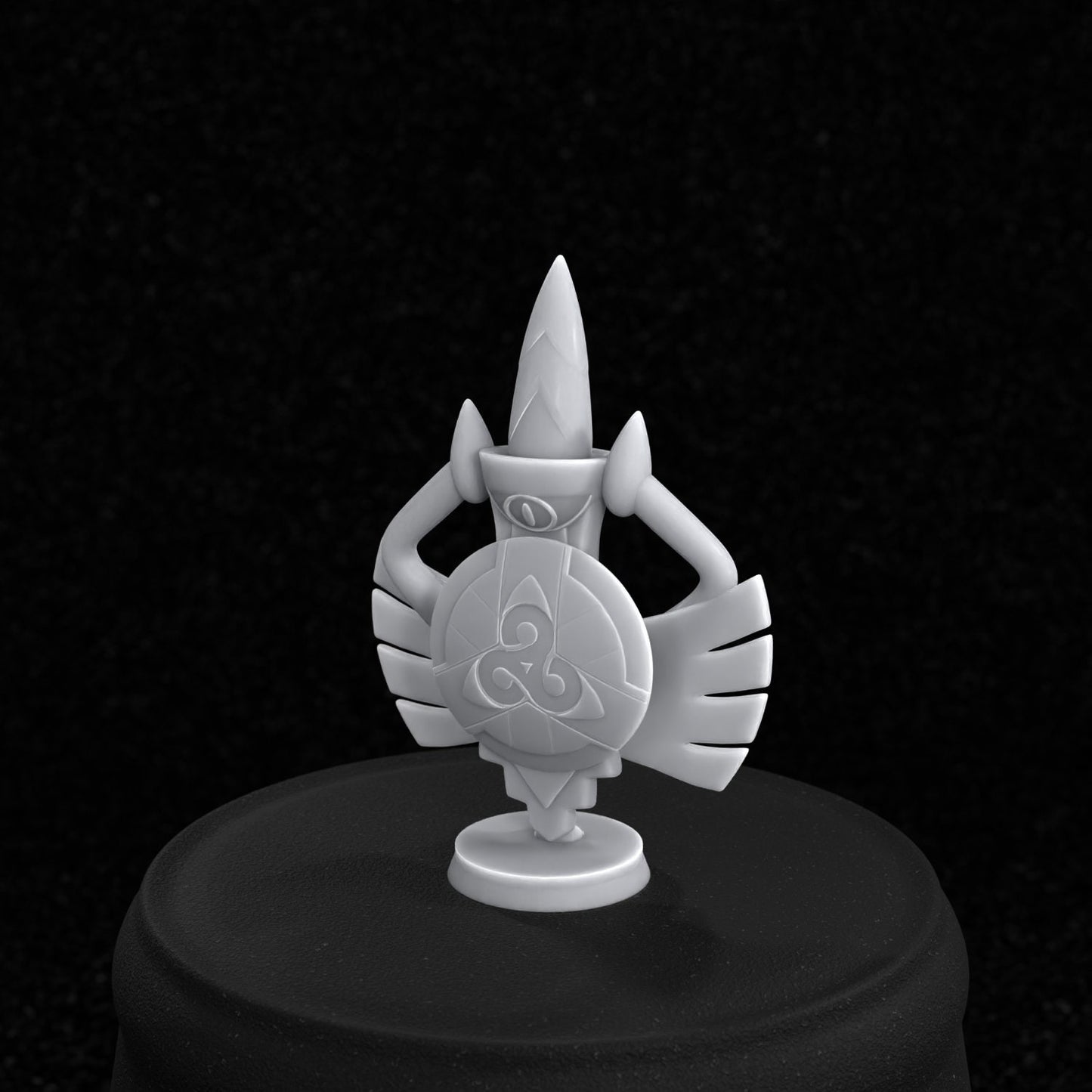 Aegislash Inspired Figurine 40mm