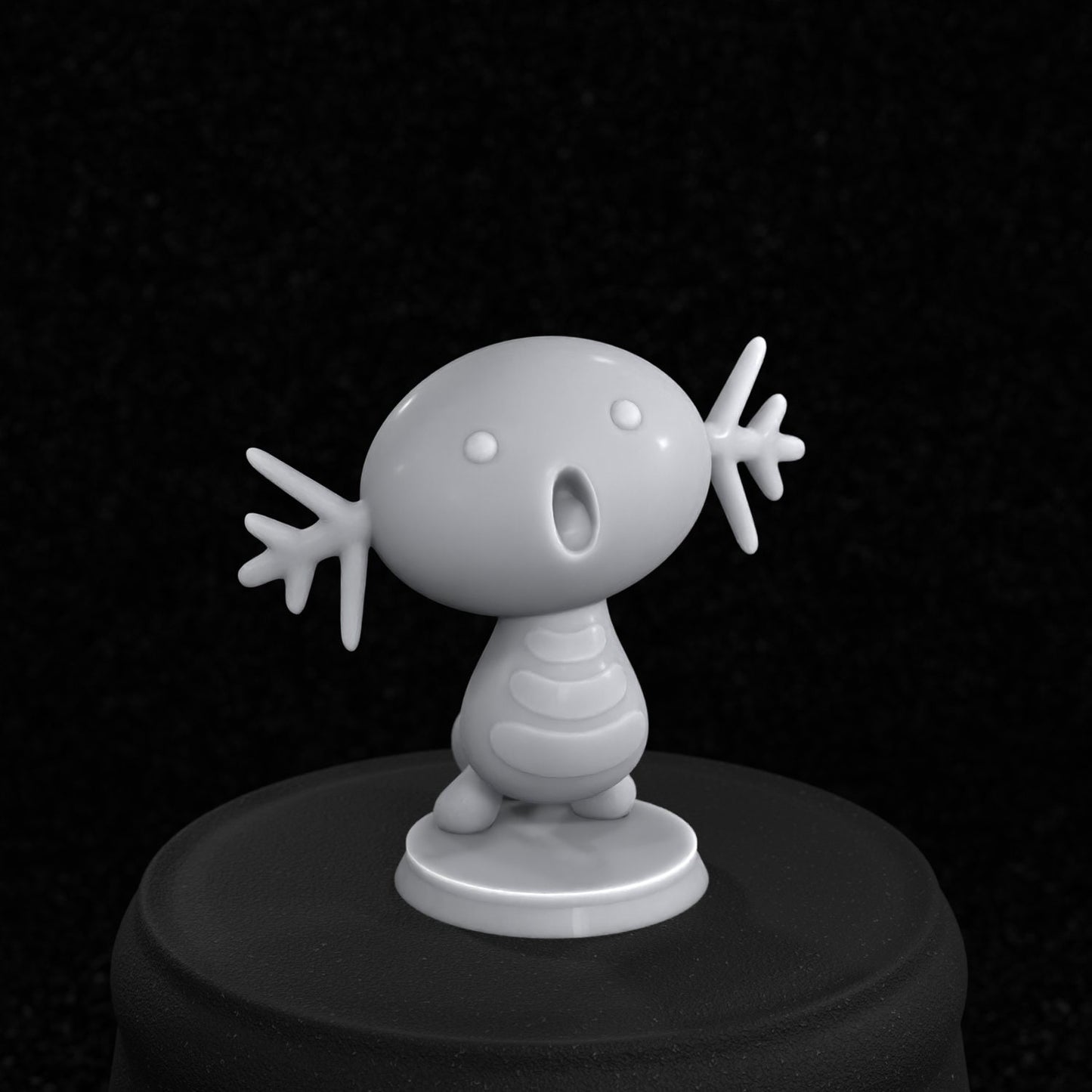 Wooper Inspired Figurine 30mm