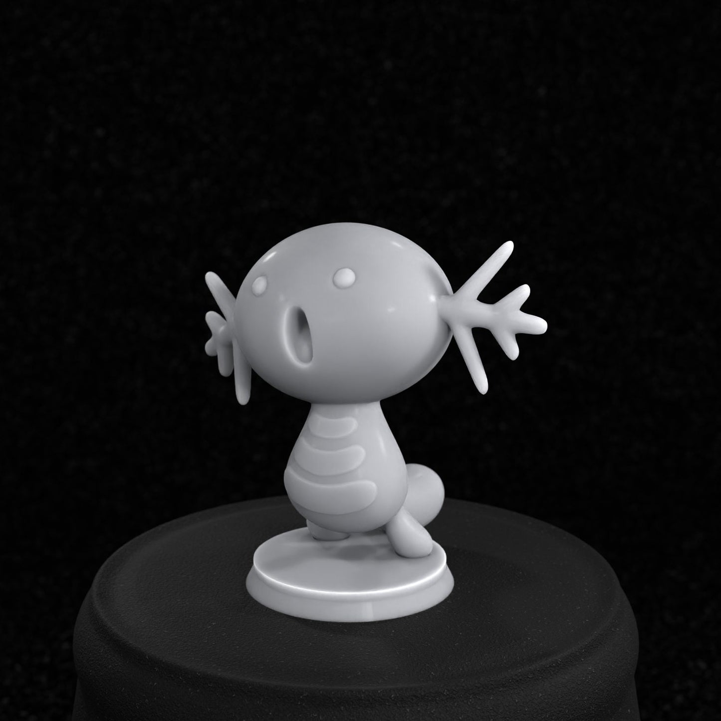 Wooper Inspired Figurine 30mm