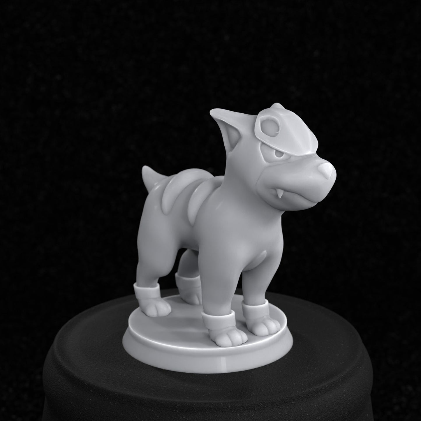 Houndour Inspired Figurine 35mm