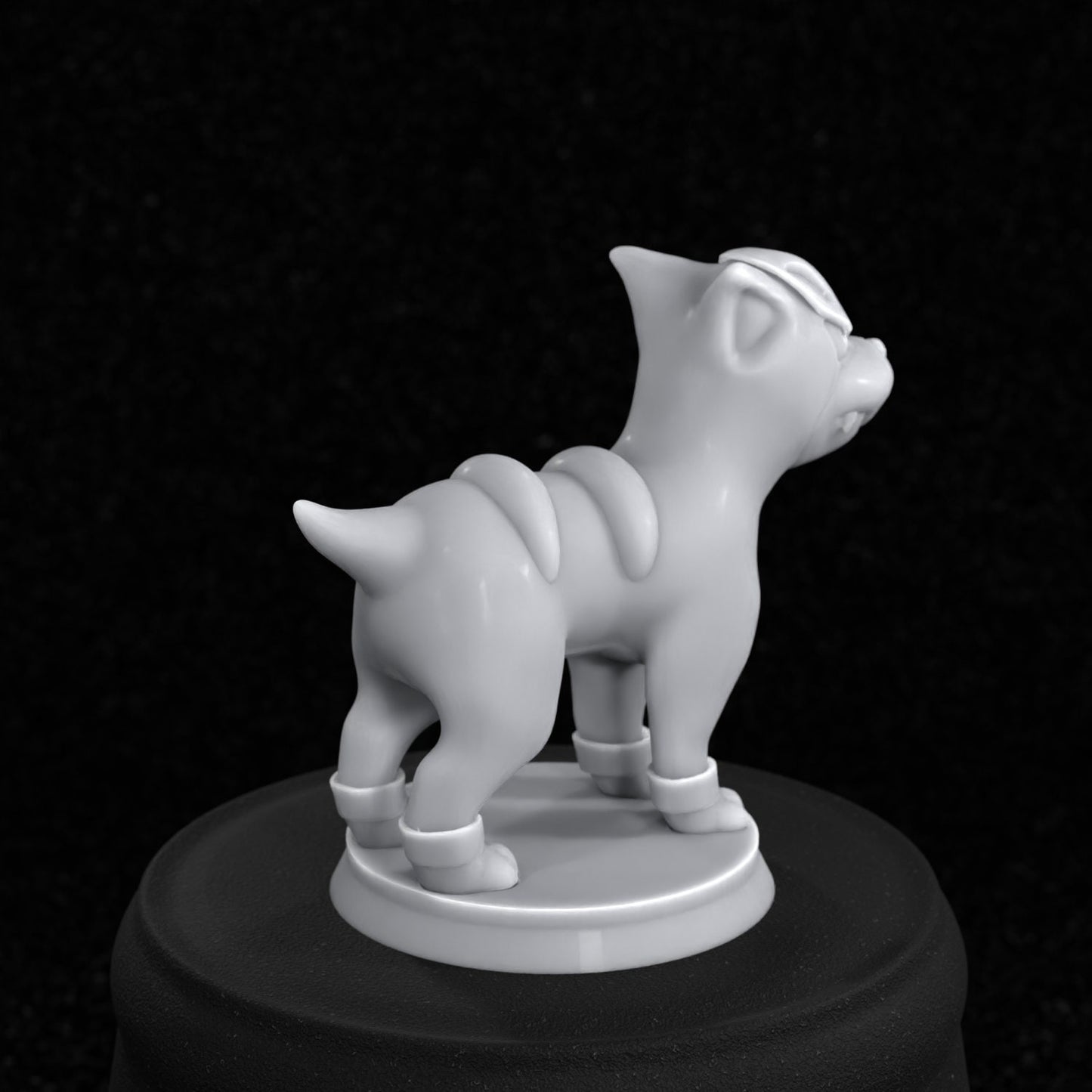 Houndour Inspired Figurine 35mm