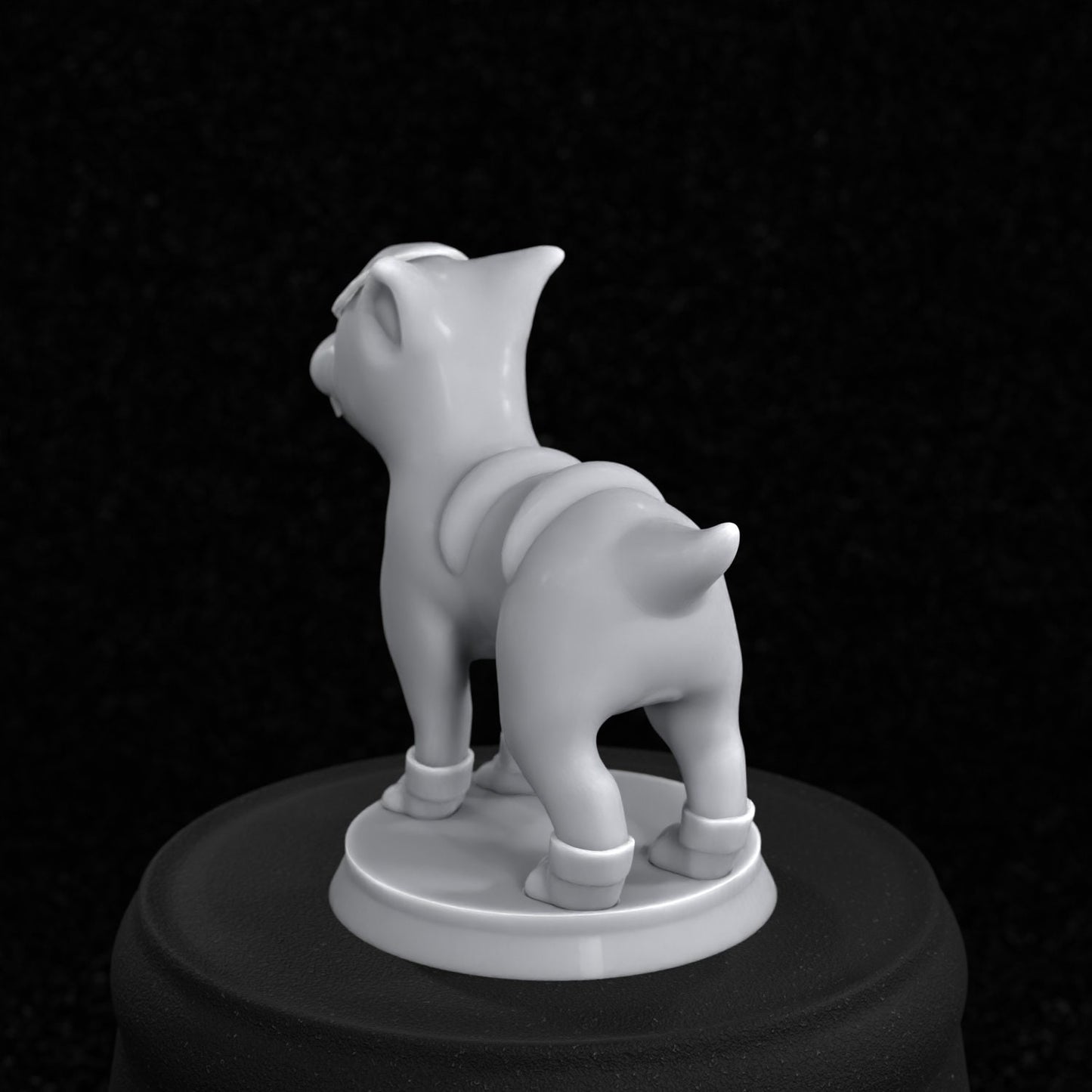 Houndour Inspired Figurine 35mm