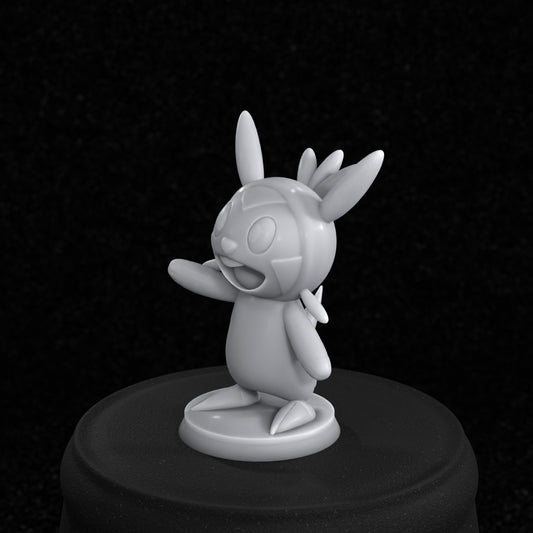 Chespin Inspired Figurine 35mm