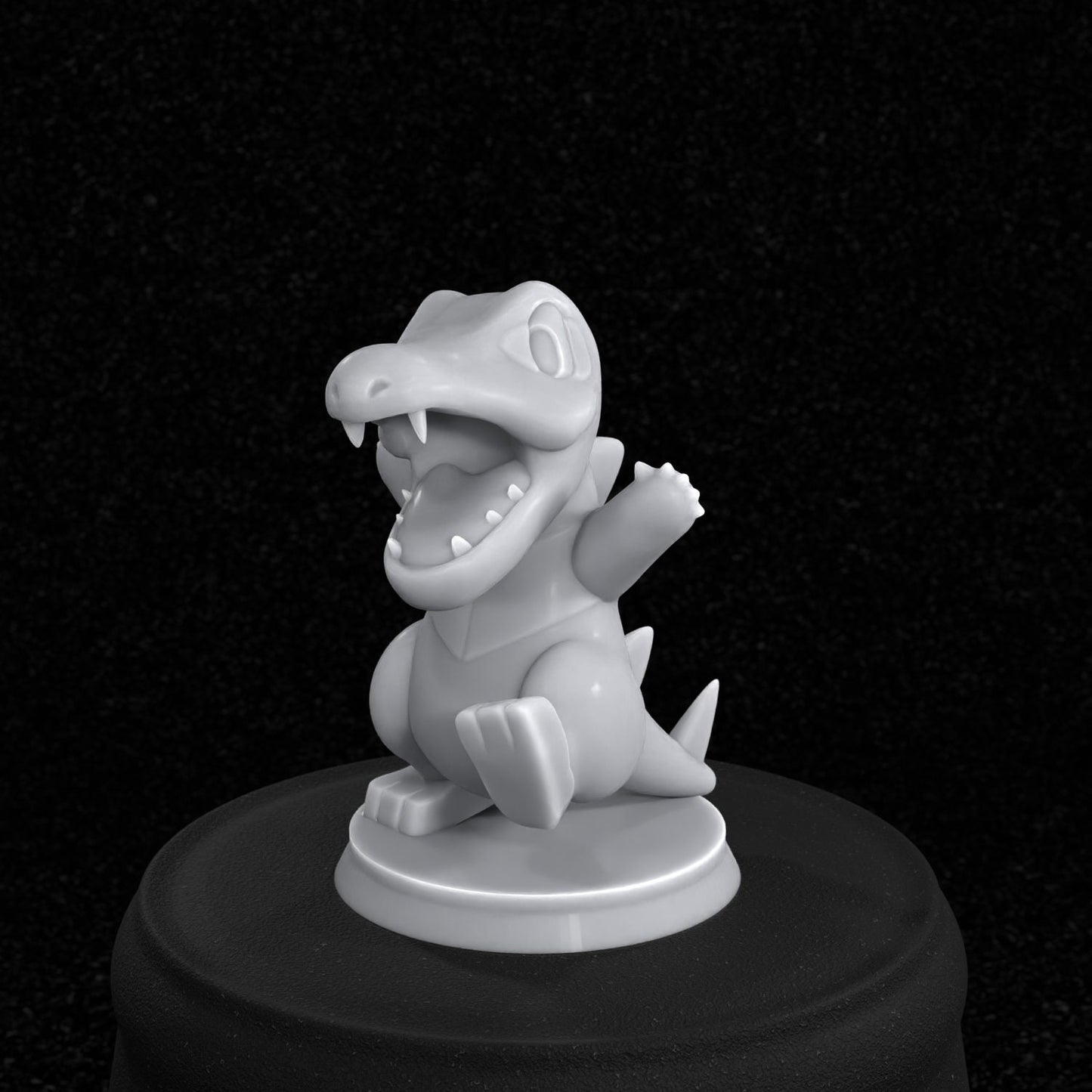 Totodile Inspired Figurine 35mm