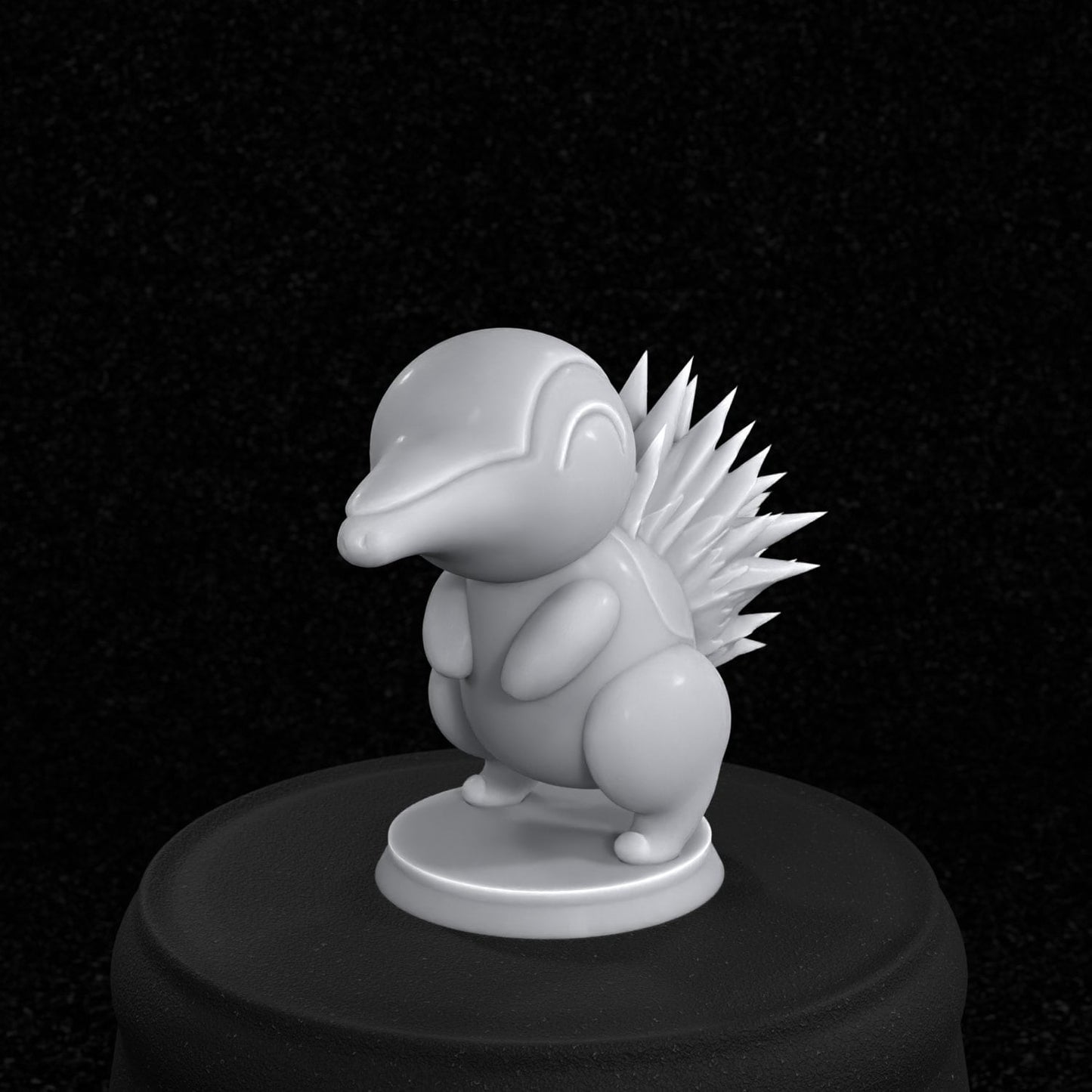 Cyndaquil Inspired Figurine 35mm