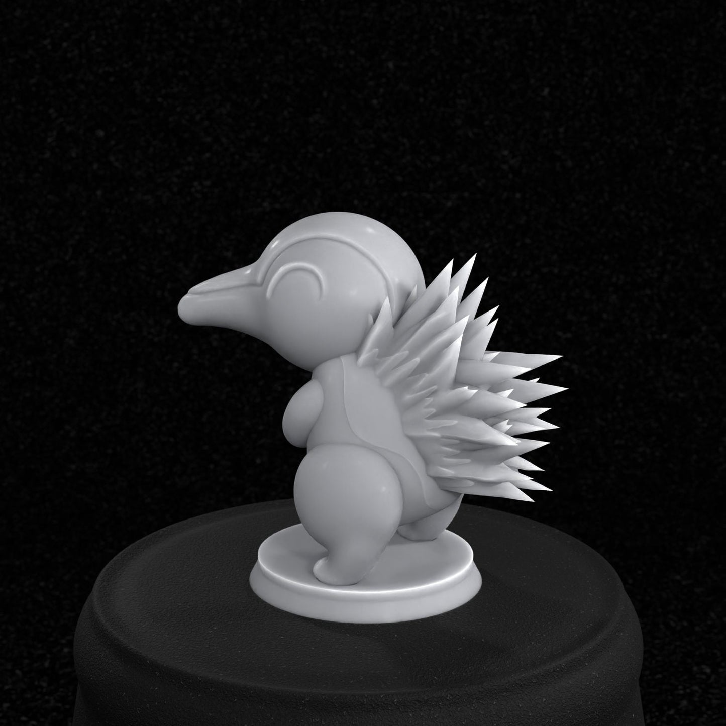 Cyndaquil Inspired Figurine 35mm