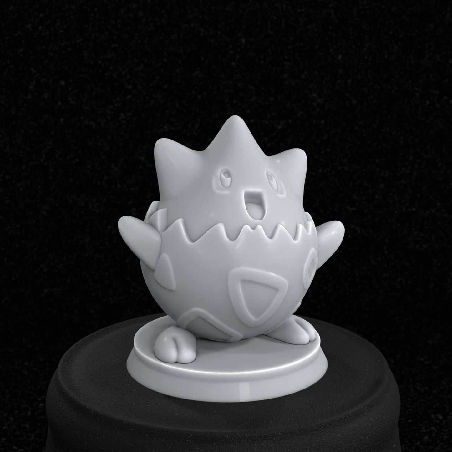 Togepi Inspired Figurine 30mm