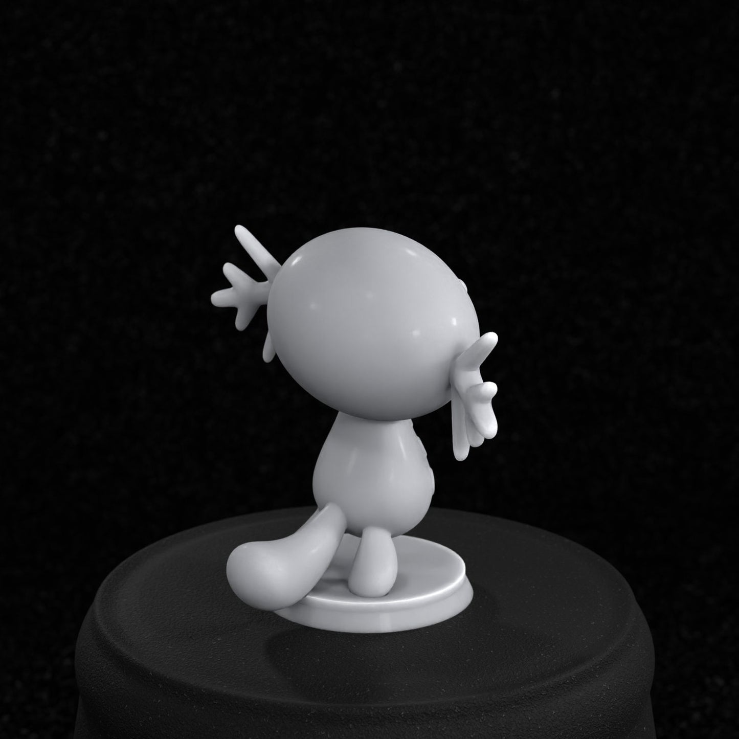 Wooper Inspired Figurine 30mm