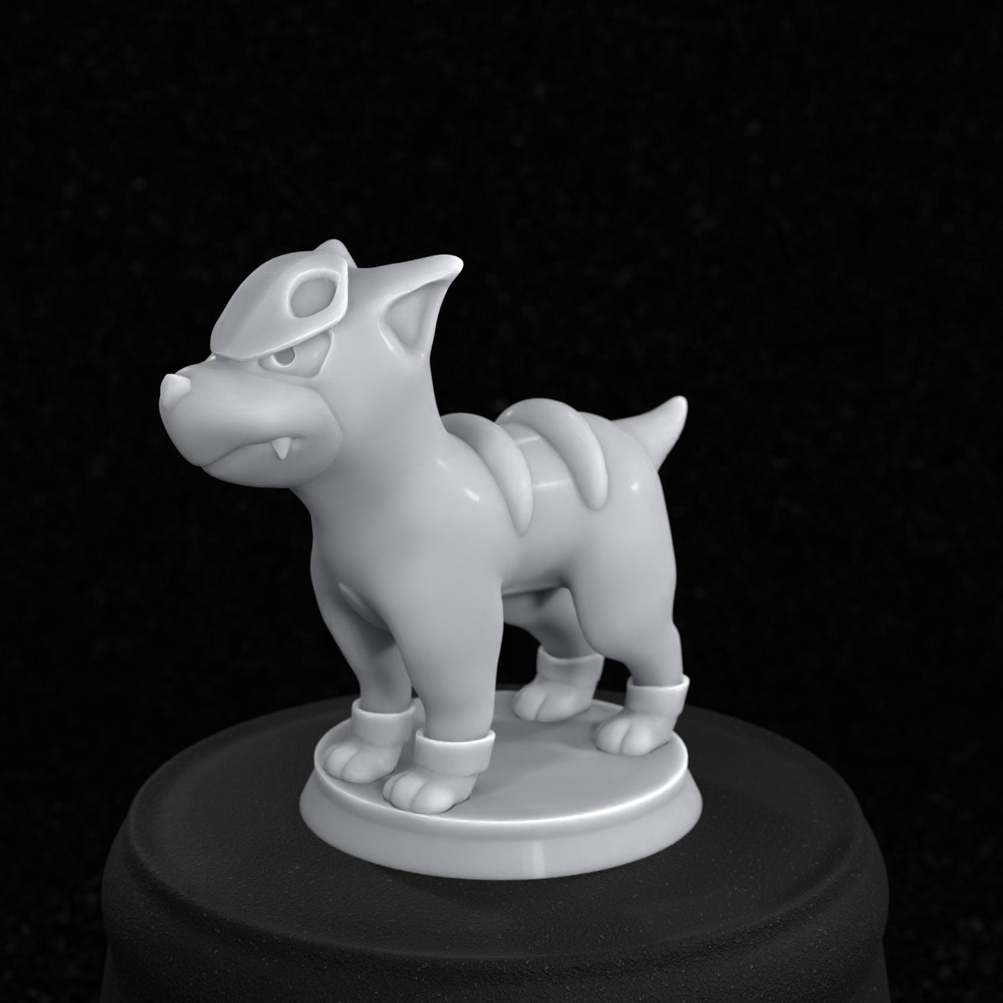 Houndour Inspired Figurine 35mm