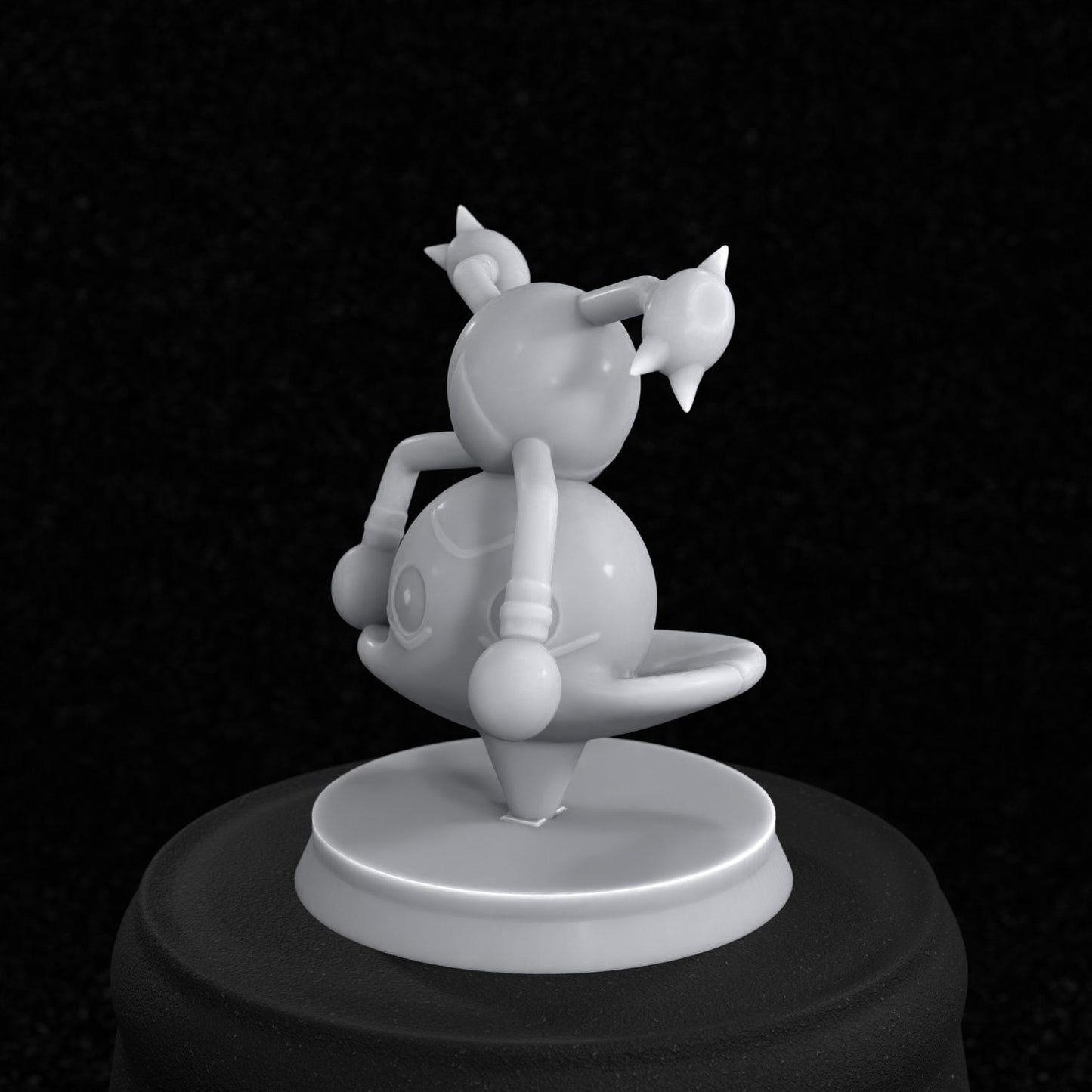 Hitmontop Inspired Figurine 30mm