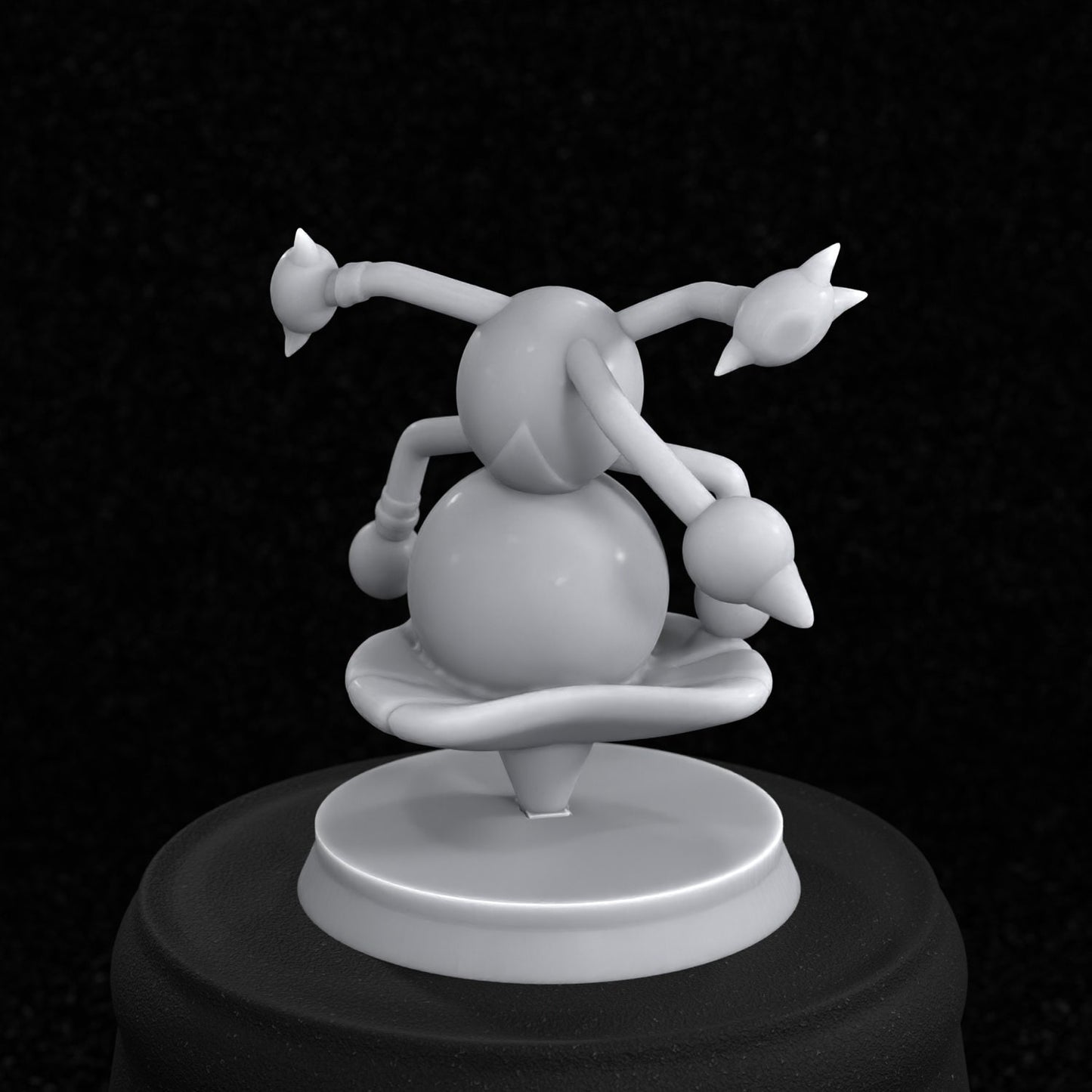 Hitmontop Inspired Figurine 30mm