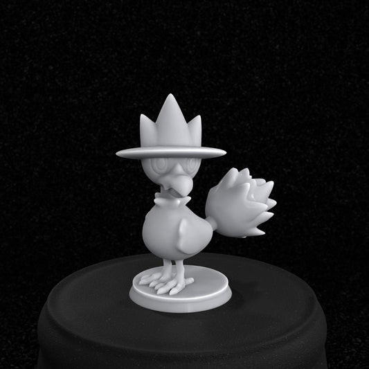 Murkrow Inspired Figurine 30mm