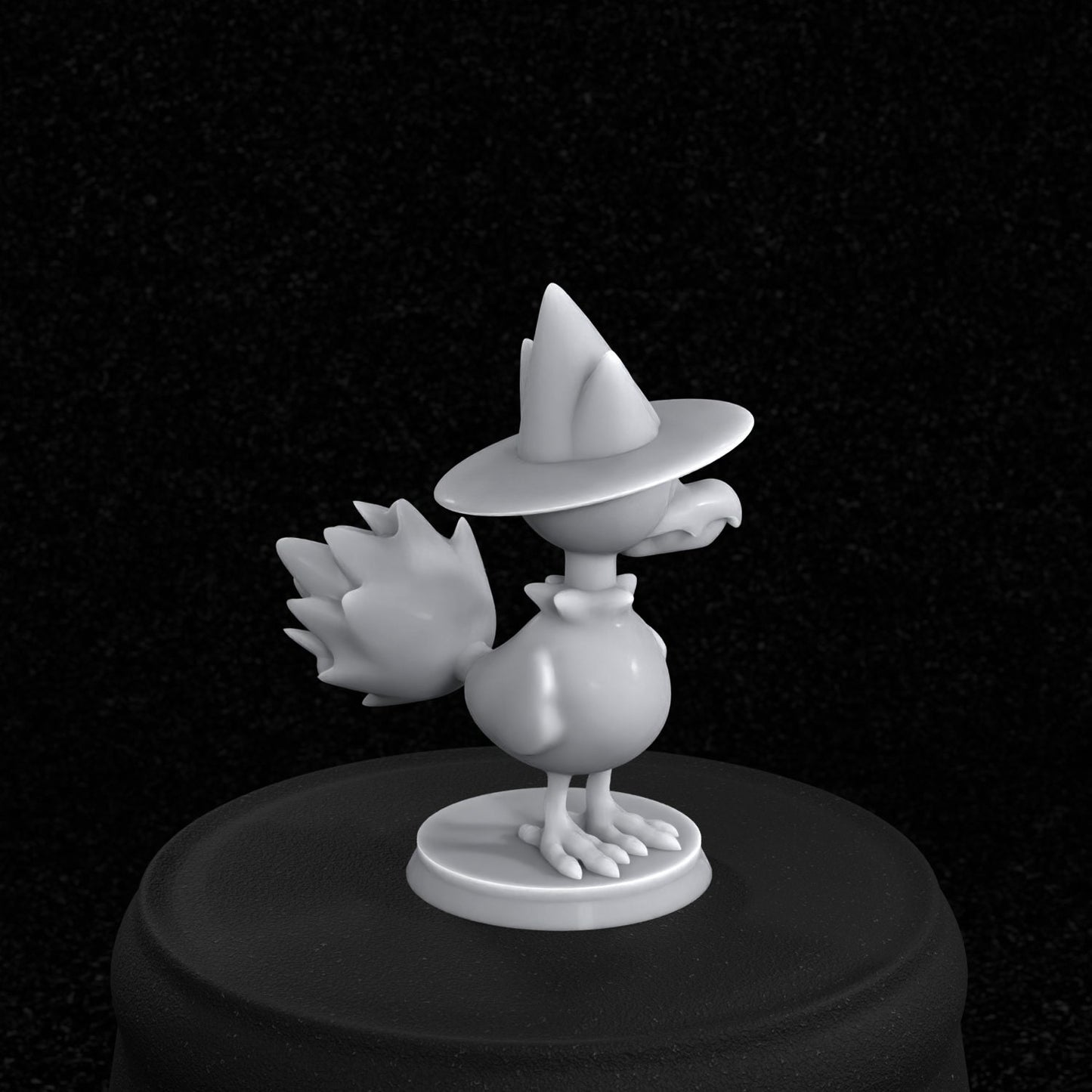 Murkrow Inspired Figurine 30mm