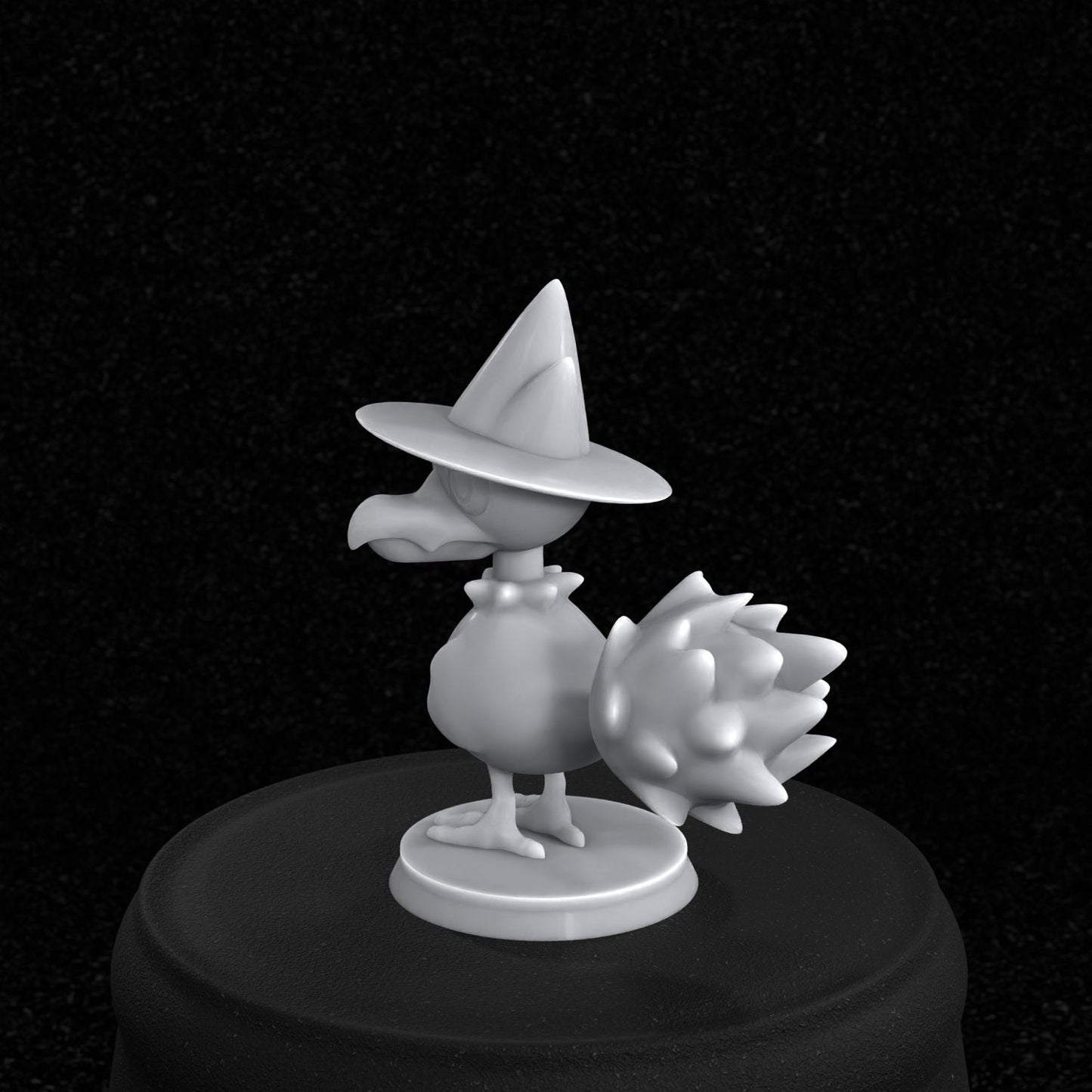 Murkrow Inspired Figurine 30mm