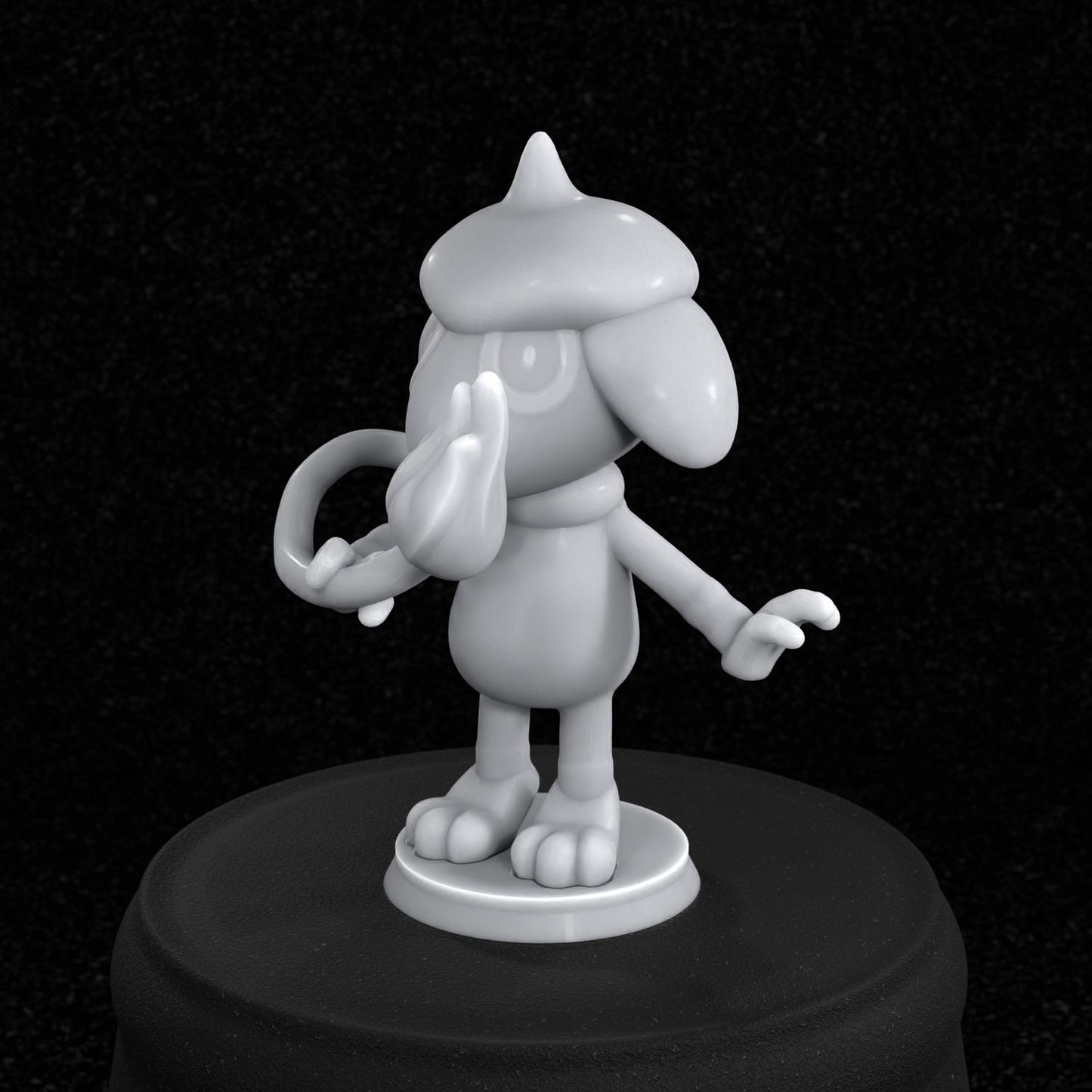 Smeargle Inspired Figurine 35mm