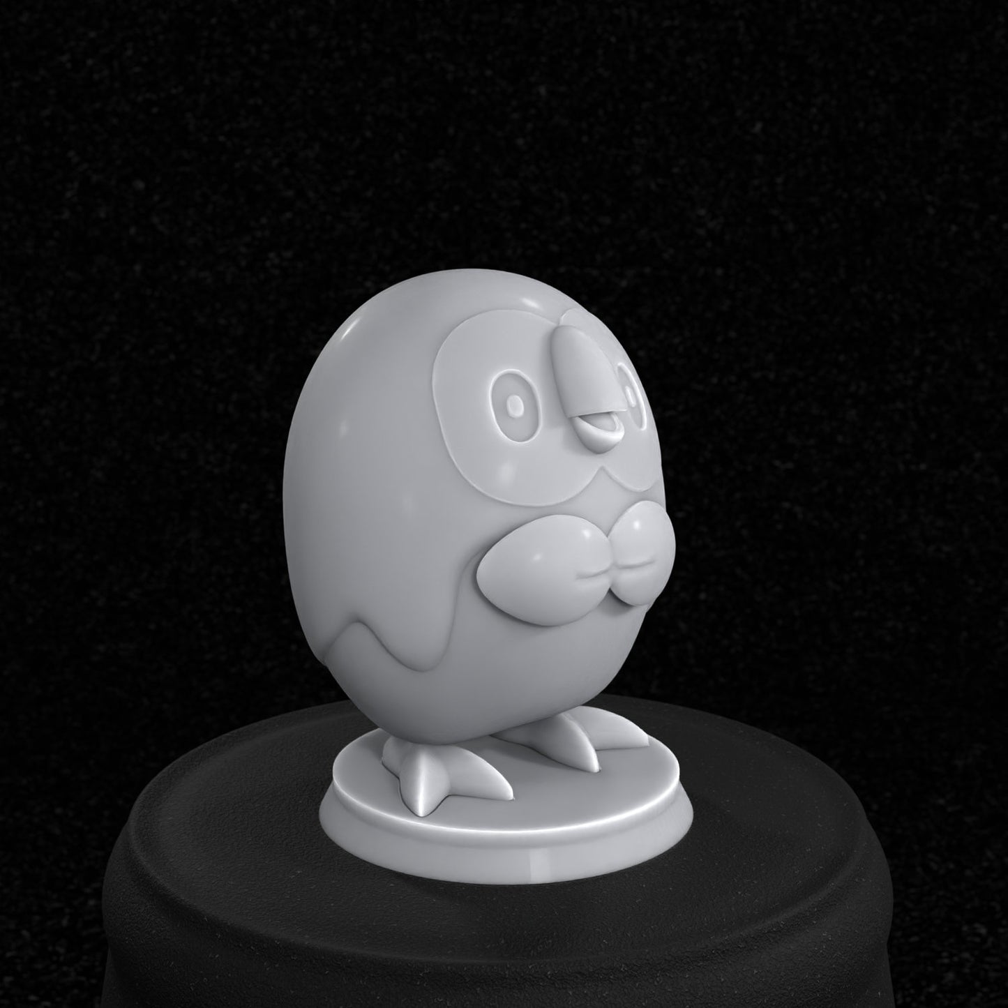 Rowlet inspired figurine 25mm