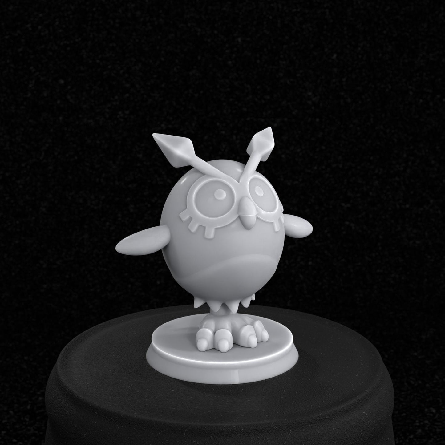 Hoothoot Inspired Figurine 30mm