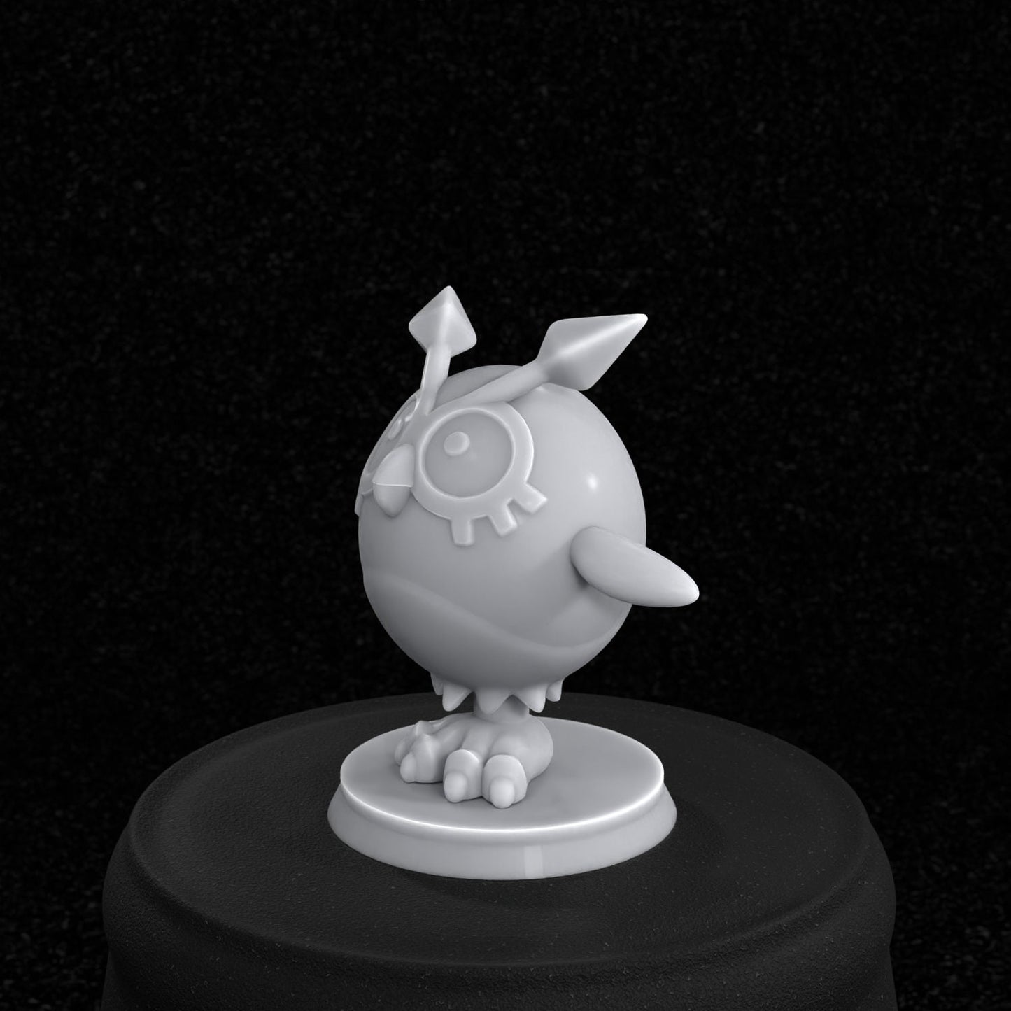 Hoothoot Inspired Figurine 30mm