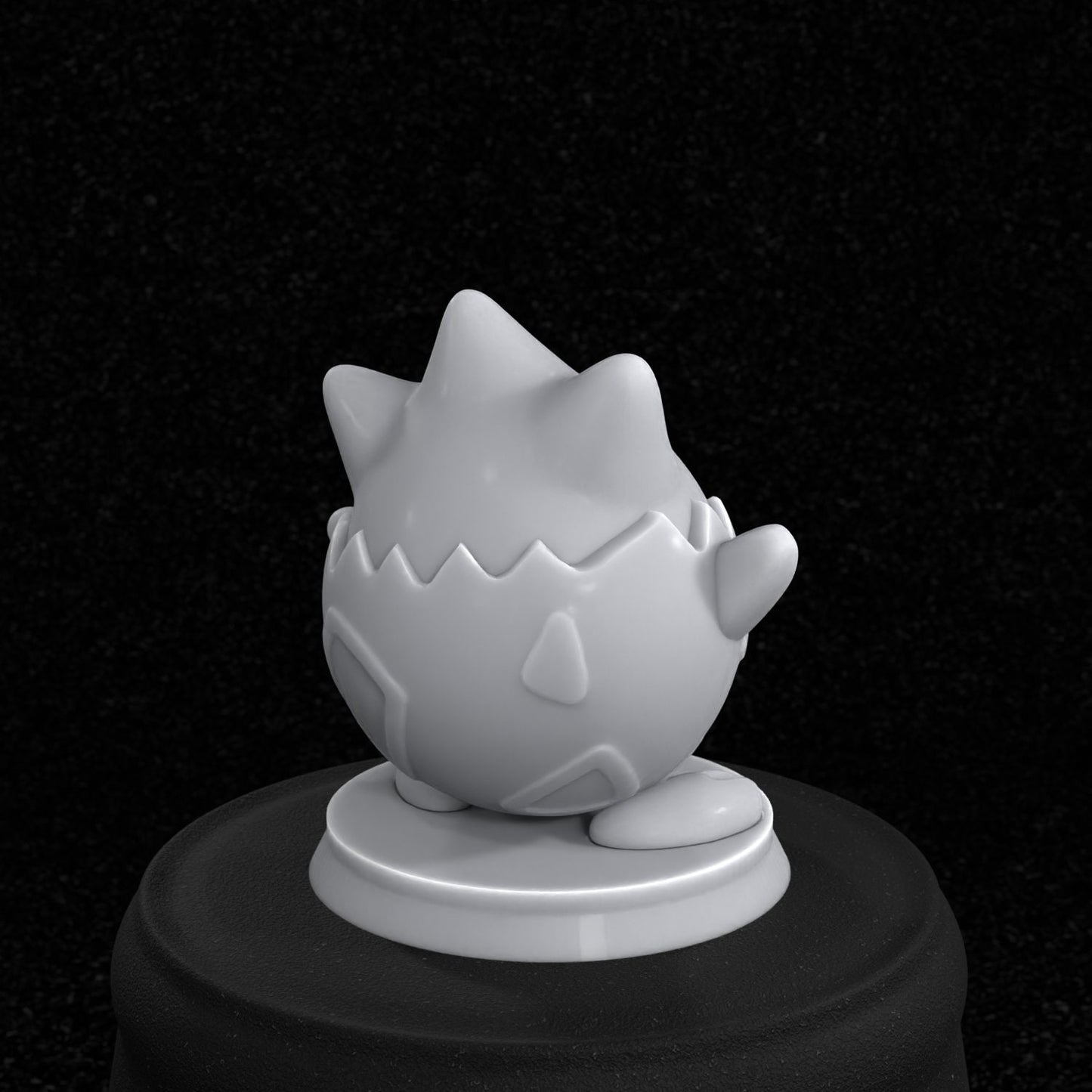 Togepi Inspired Figurine 30mm