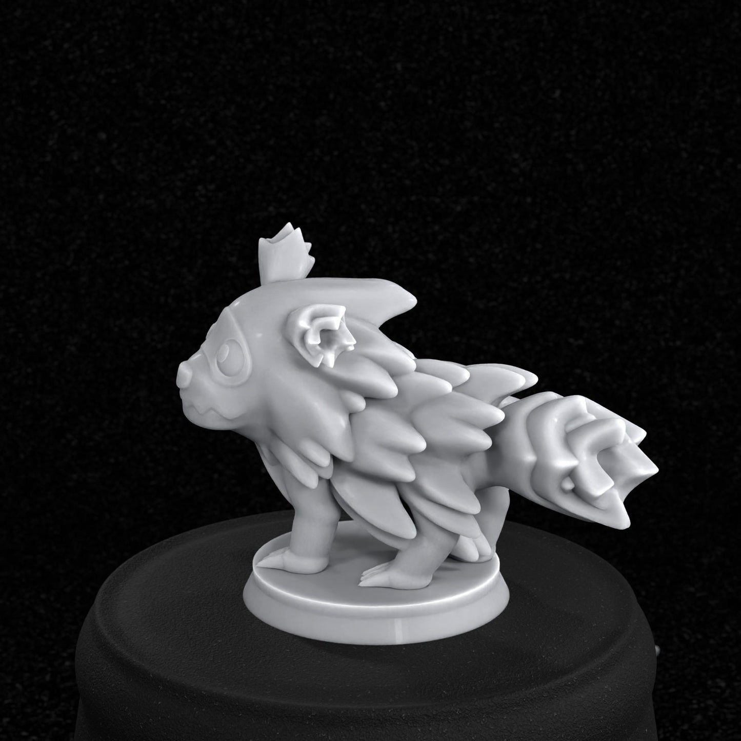 Zigzagoon Inspired Figurine 30mm