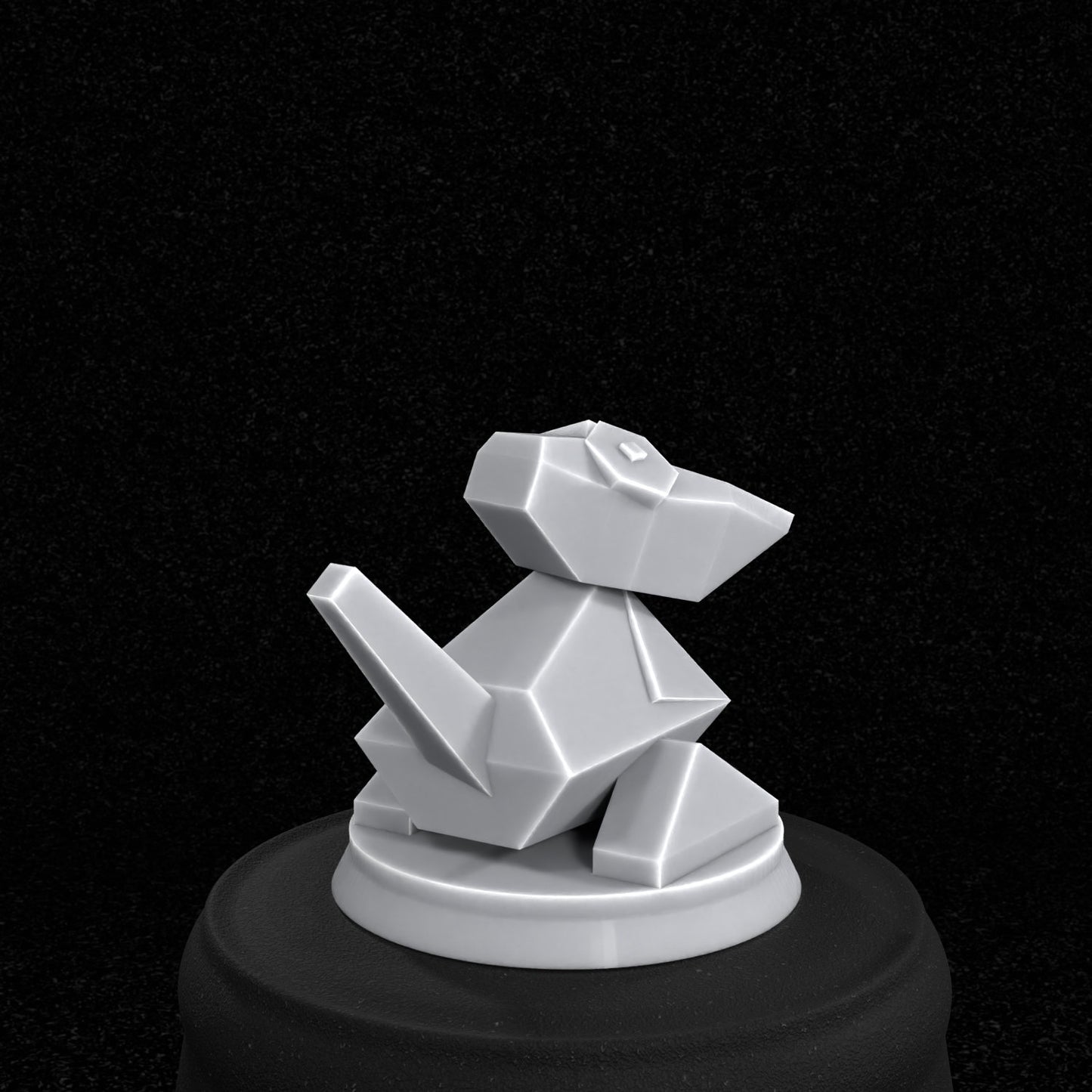 Porygon Inspired Figurine 30mm