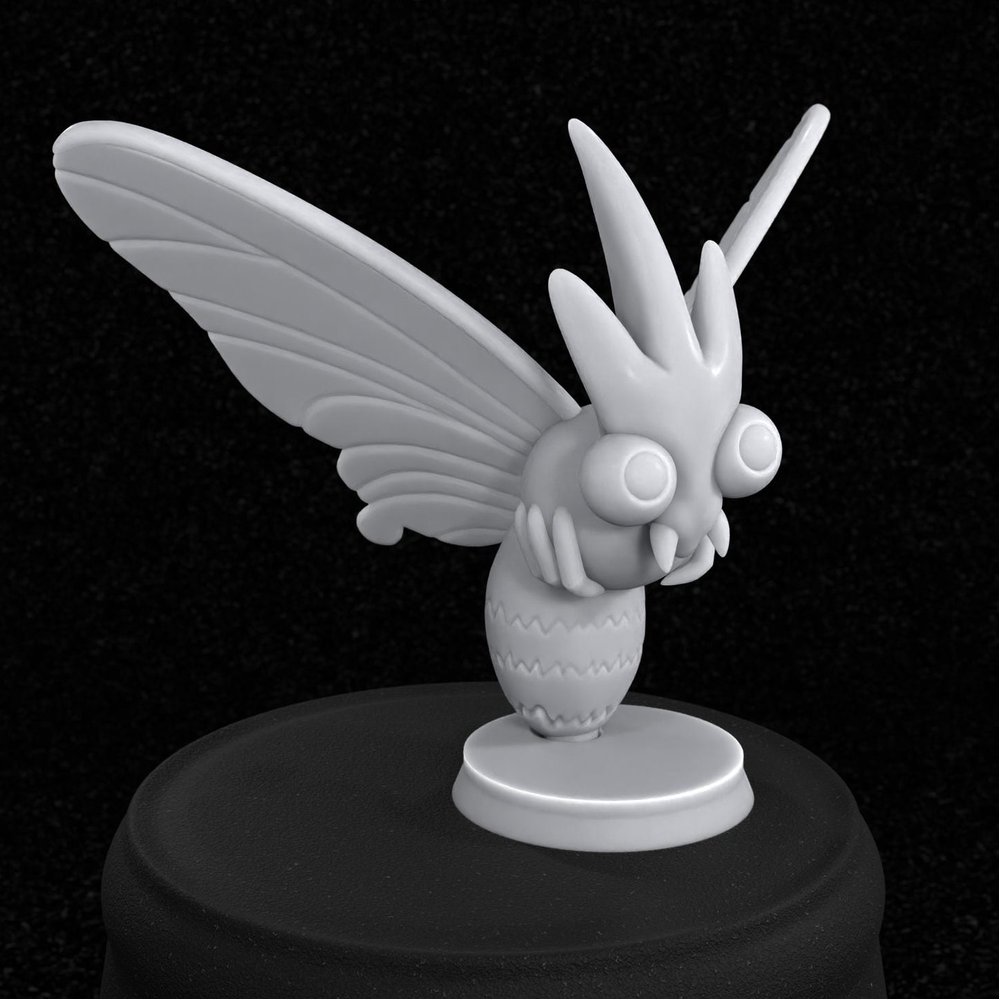 Venomoth Inspired Figurine 35mm