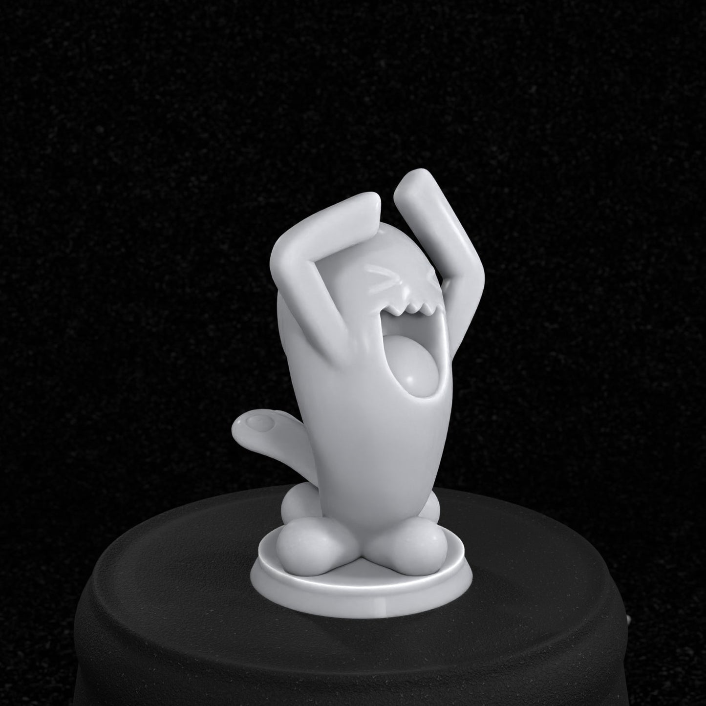 Wobbuffet Inspired Figurine 35mm