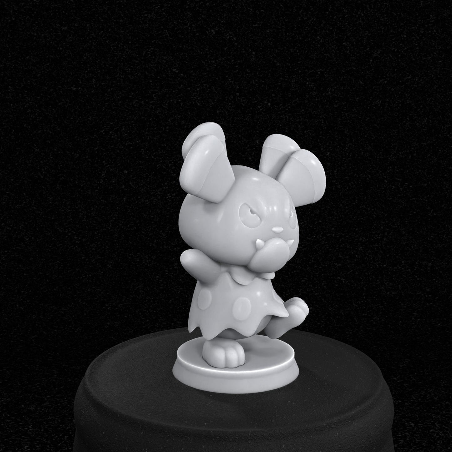 Snubbull Inspired Figurine 35mm