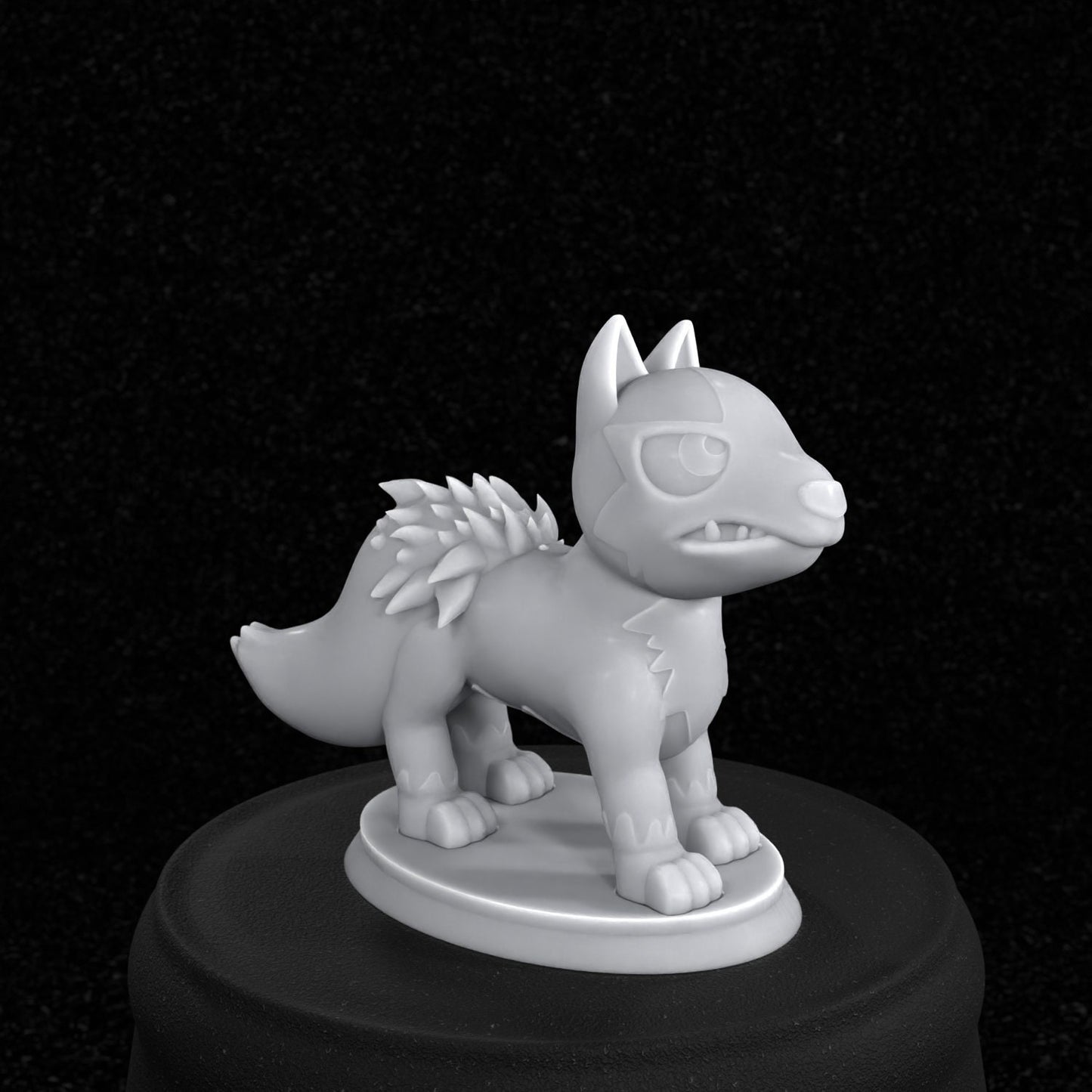 Poochyena Inspired Figurine 30mm