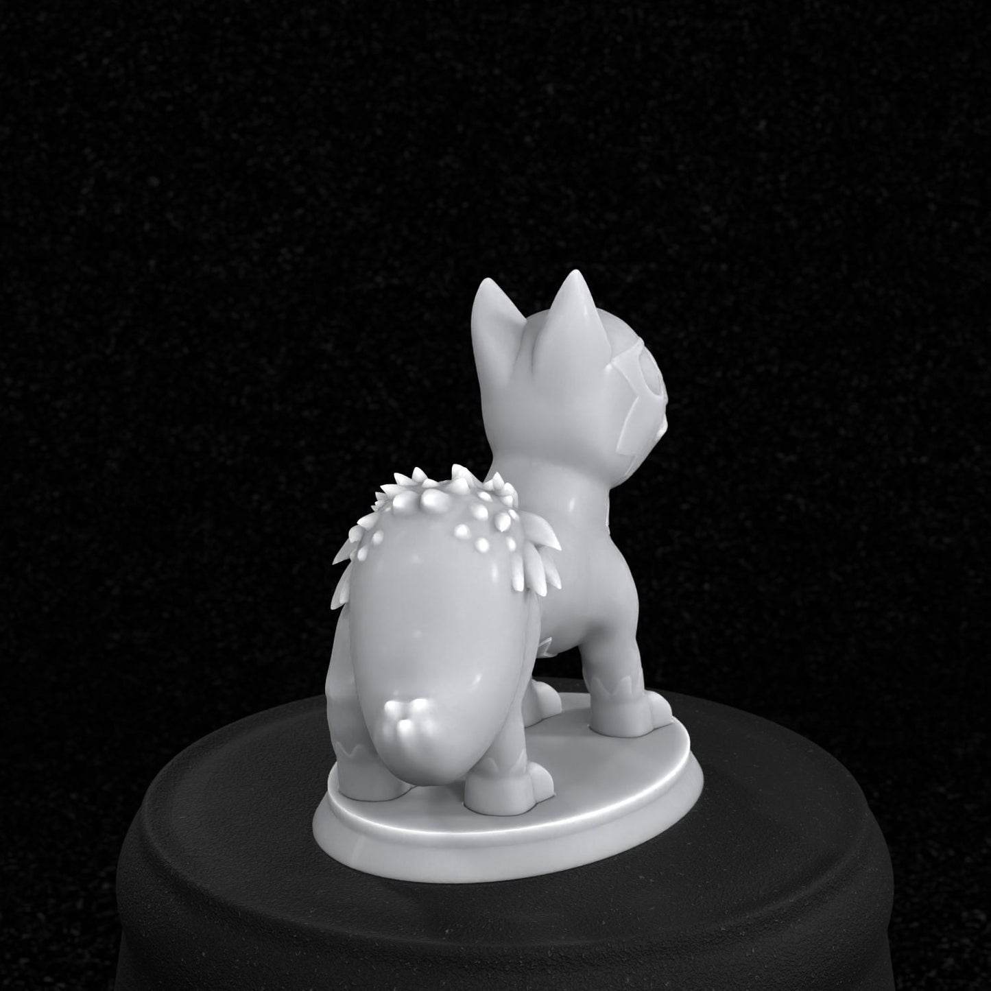 Poochyena Inspired Figurine 30mm