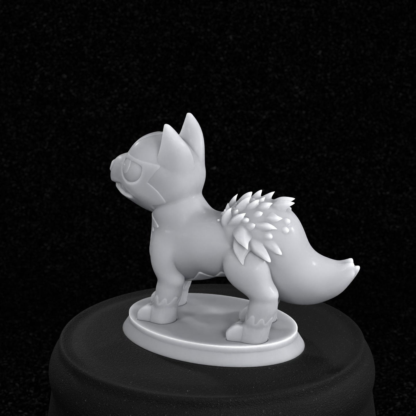 Poochyena Inspired Figurine 30mm