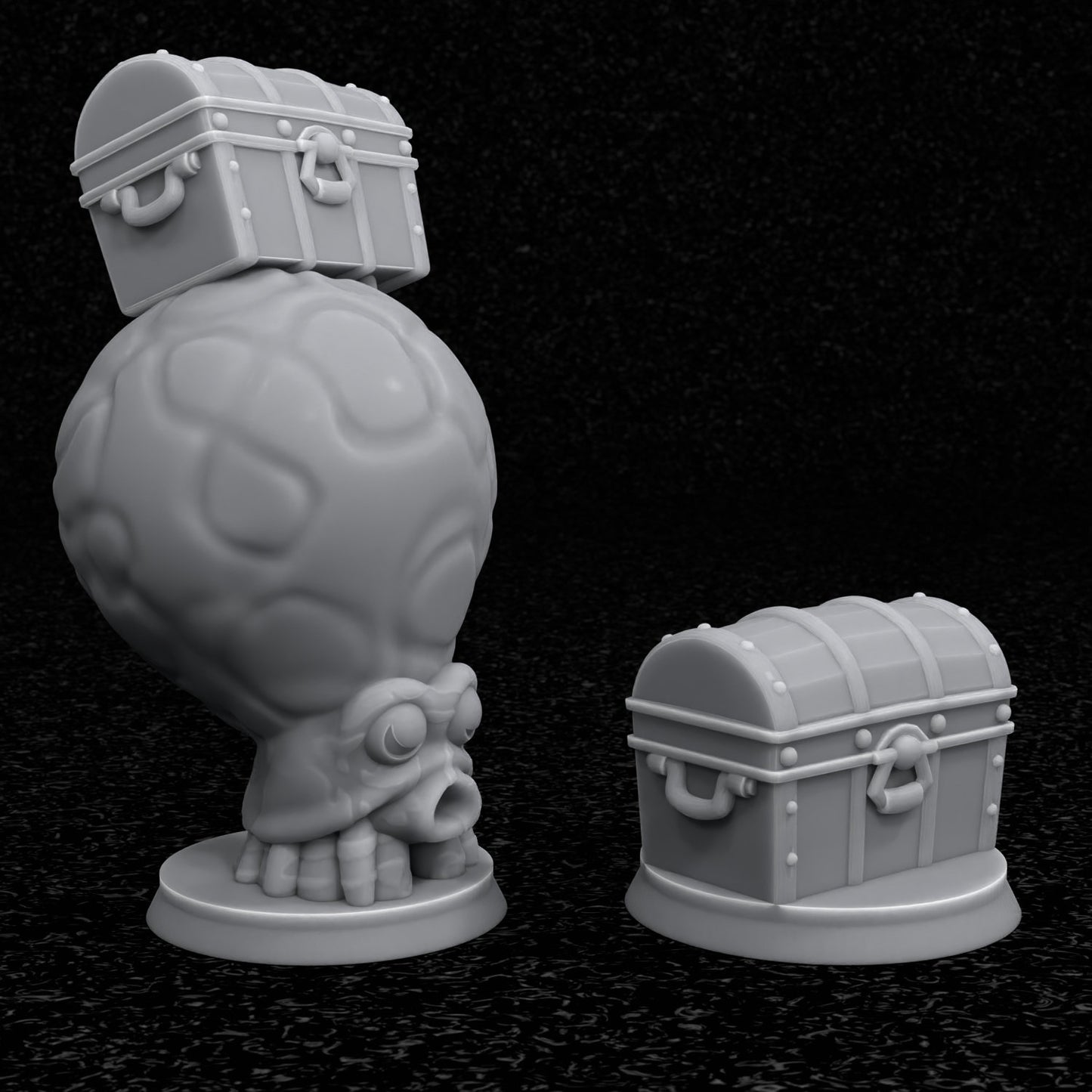 Treasure Octorok Inspired Figurine Set 15mm-32mm