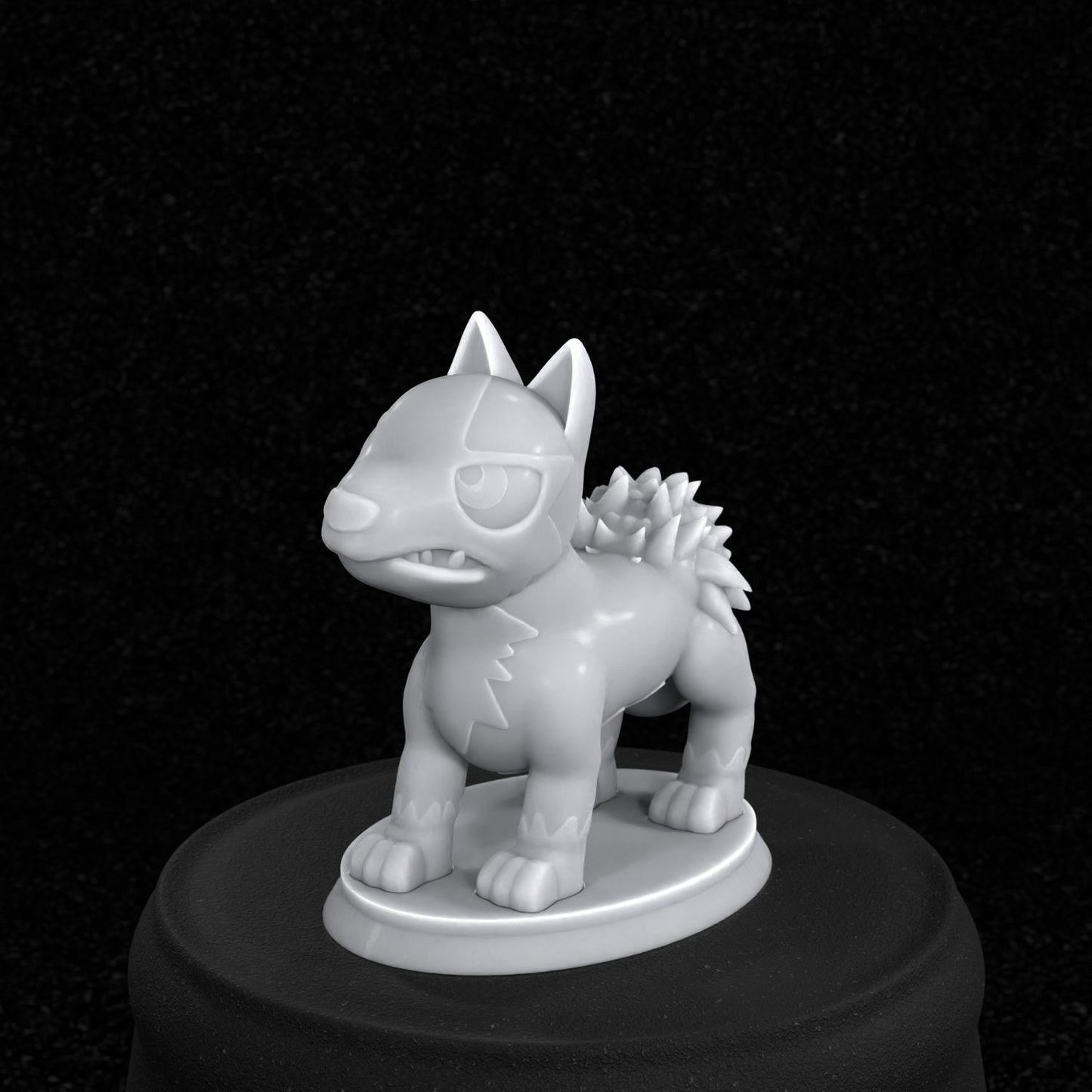 Poochyena Inspired Figurine 30mm