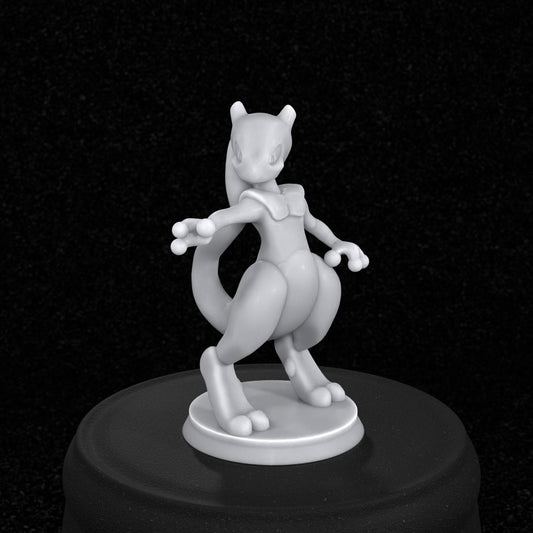 Mewtwo Inspired Figurine 40mm